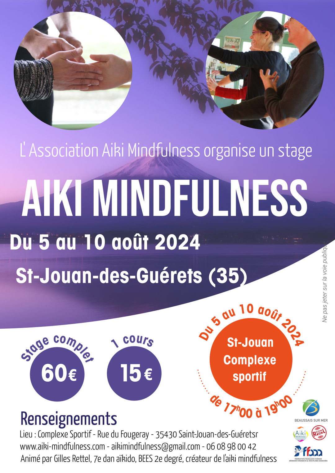 Stage été 2024 aiki mindfulness